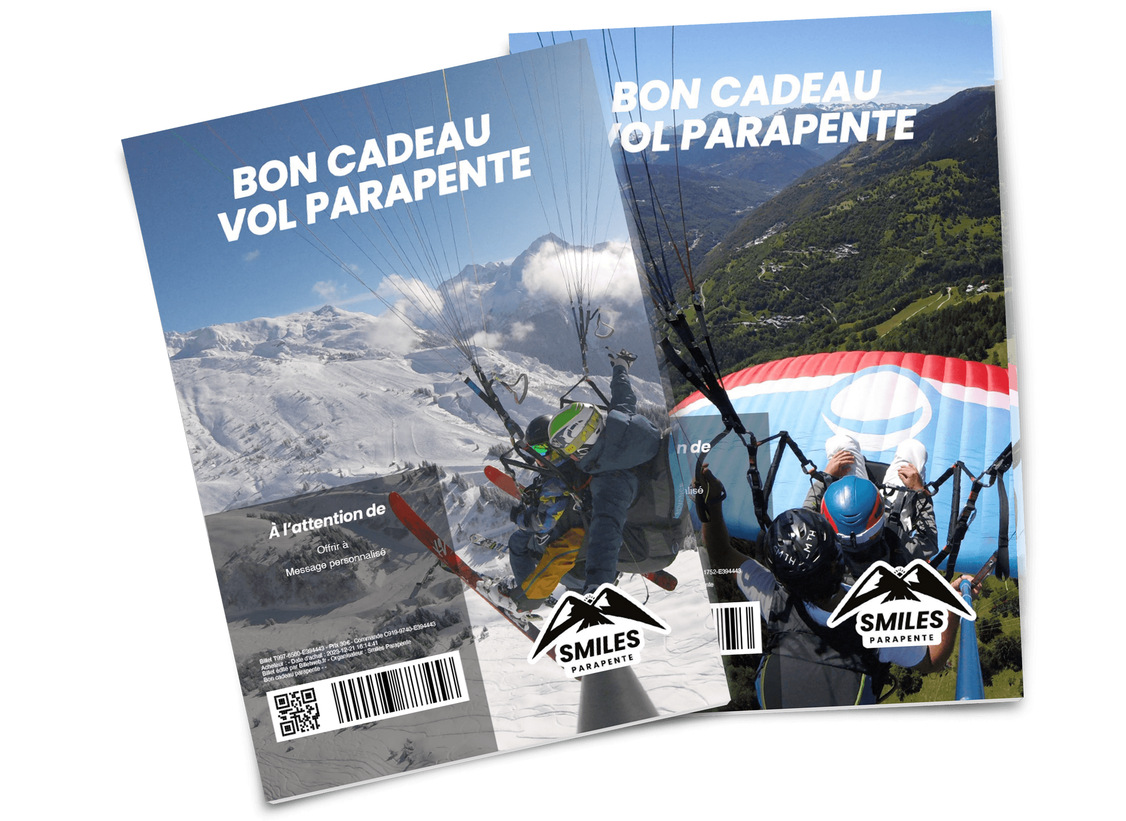 Bons cadeaux parapente